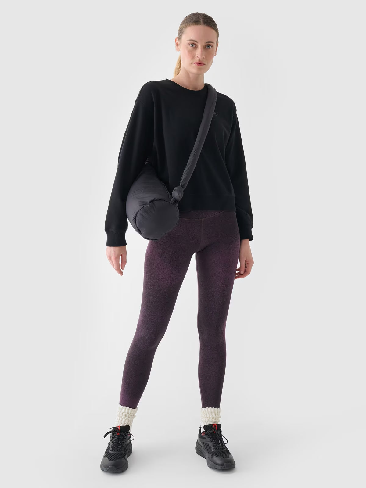 ÆFINGA LEGGINGS FJÓLUBLÁAR