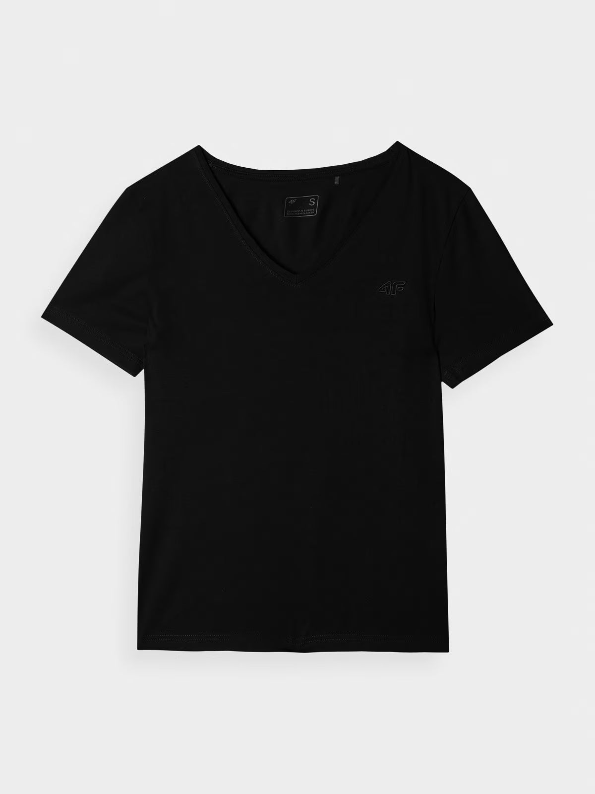 V-NECK ÆFINGABOLUR SVARTUR